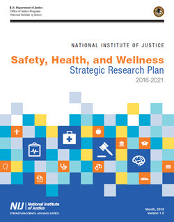 Cover of the Safety, Health, and Wellness Strategic Plan, links to PDF version