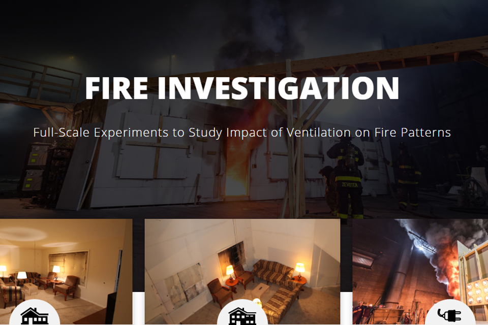 Fire Investigation Full Scale Experiments to Study Impact of Ventilation on Fire Patterns