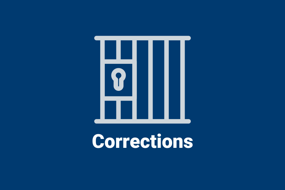 Corrections information from NIJ