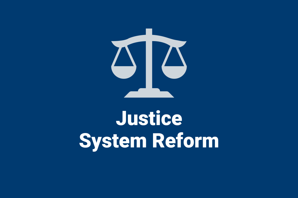 Justice System Reform information from NIJ