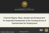 National Institute of Justice Still image from the presentation that links to the full presentation media