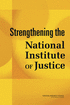Strengthening the National Institute of Justice cover