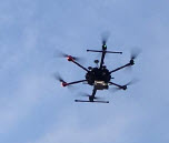 The LIDAR “drone” in action.