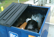 Photo of a dumpster