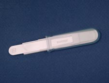 Photo of a pregnancy test
