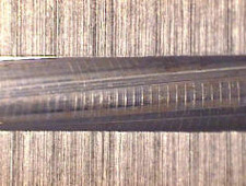 photo of a cutaway of a gun barrel