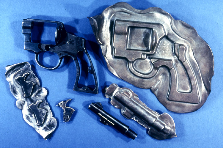 Drop forged and corresponding finished parts of a revolver