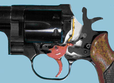 Dan Wesson revolver with transfer bar