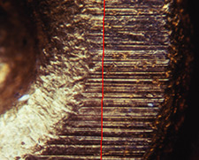 Microscopic comparison of breech face marks in the primer area