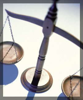 Photo of a justice scale