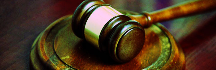 Photo of a judge's gavel