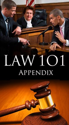 Law 101: Appendix