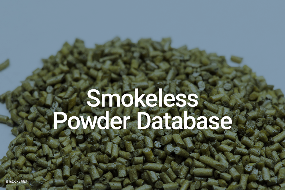 Smokeless Powder Database