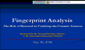 Title slide linking to a video of the full webinar Fingerprint Identification&#58; The Role of Research in Fortifying the Forensic Sciences
