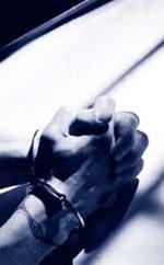 cuffed hands