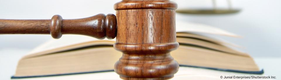 Scale, gavel, and books