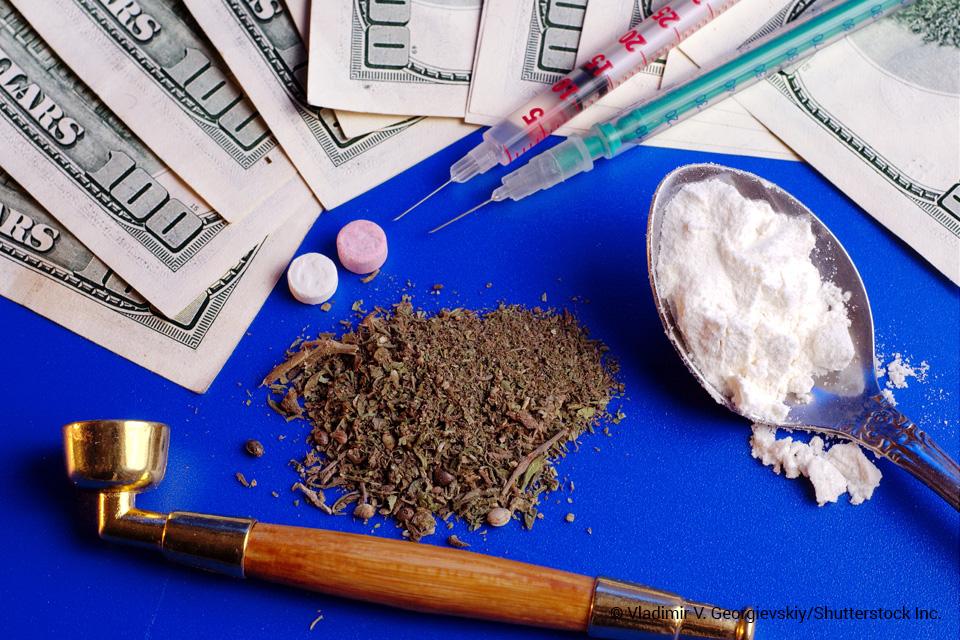 various drugs, paraphernalia, and money card National Institute of