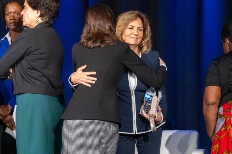 NIJ Director Nancy La Vigne and Director of the Office for Victims of Crime Kris Rose