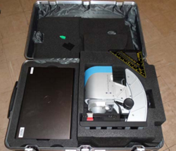 portable system packed in a case