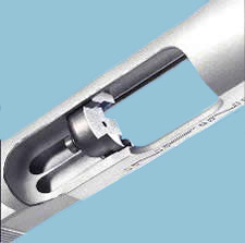 Gap between cylinder and breechface