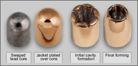 Photo of four bullets