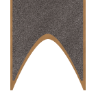 Conical concave recessed base