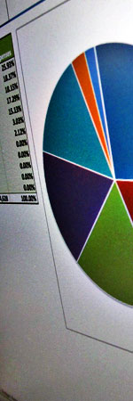 Photo of a part of a pie chart
