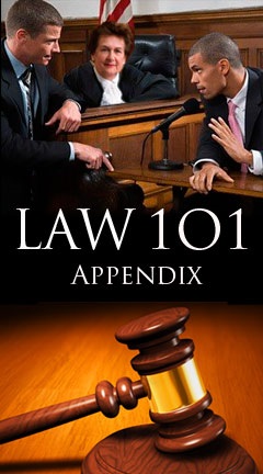 Law 101: Appendix