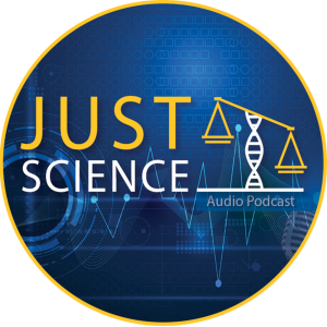 Just science podcast logo